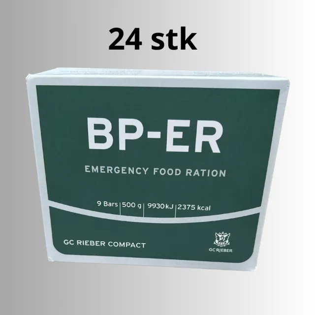 BP-ER nødrasjon 1 kartong (24 stkx500g)
